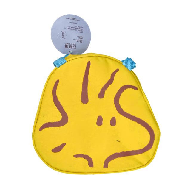 PEANUTS 史努比 童趣造型保溫袋 CB00831, 黃色, 1個