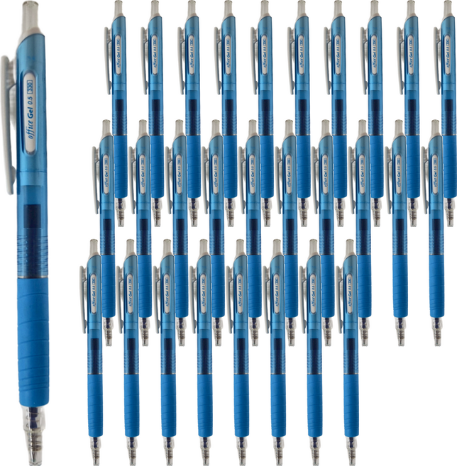 O.B. 歐布德 自動鋼珠筆 0.5mm 330 12支, 水藍色, 60支