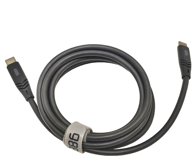 886 極野家 USB-C-USB-C/Type-C PD快充充電線, 1.8m, 迷霧灰, 1條