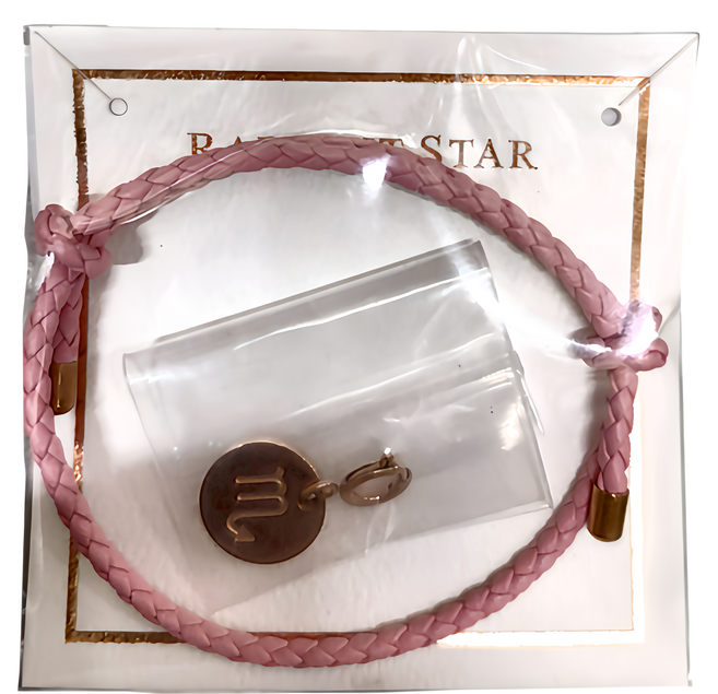 RADIANT STAR 璀璨之星 占星物語 可換墜飾星座符號可調式真皮編織手環 VRS148-159