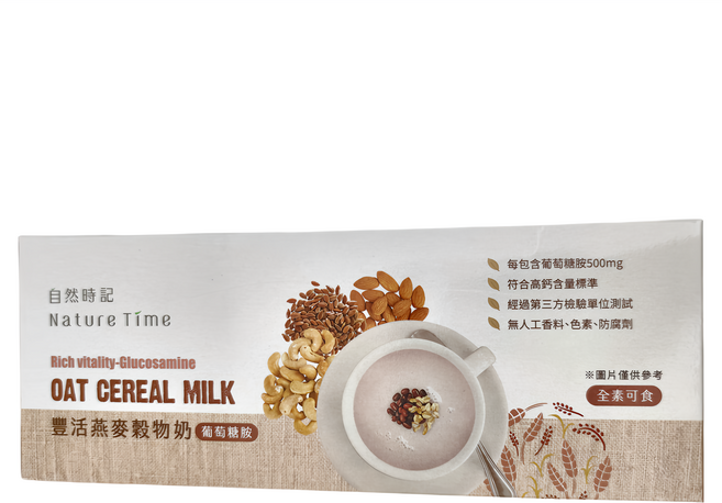 Nature Time 自然時記 豐活燕麥穀物奶, 25g, 22包, 1盒