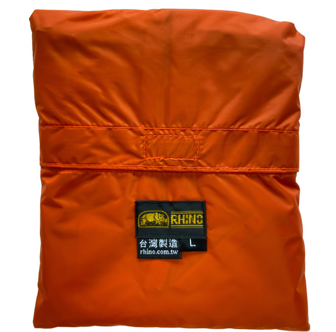 RHINO 犀牛 連帽披肩防雨背包套 702L, 橘色, 1個