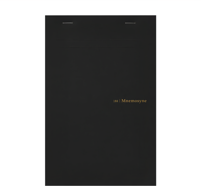 maruman Mnemosyne 5mm方格隨記冊 A5 日本製造 80g/m²書寫紙 70頁, 黑色, 1本