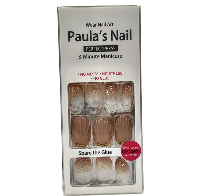 Paula's Nail 寶拉美甲 PNW6-0002 30片, 琉璃貝殼, 1組
