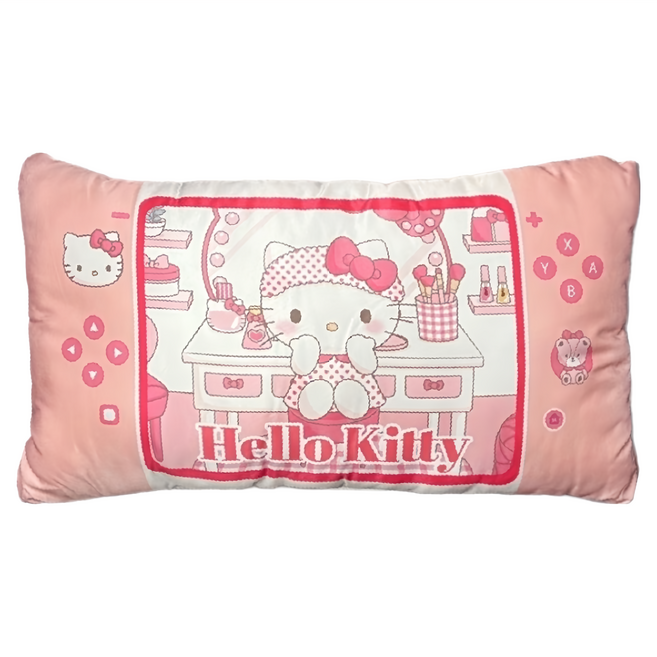 U-House 樺新 正版 SANRIO HELLO KITTY 保養達人 遊戲機造型抱枕 多色 39.5 x 21cm