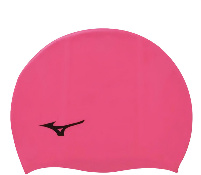 Mizuno 美津濃 SWIM 矽膠泳帽 N2JW914000, 粉紅色, 1個