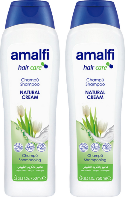 amalfi 自然調理草本洗髮精, 750ml, 2瓶