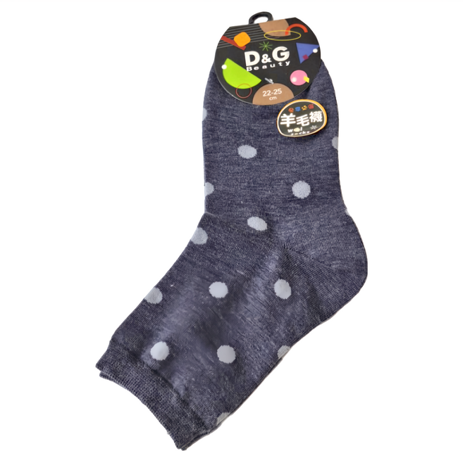 D&G 羊毛點點襪 6雙
