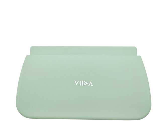 VIIDA Chubby系列 防水防油 食品級矽膠 矽膠餐具收納袋 XL 21.6*12.1*4cm 抹茶拿鐵 1個