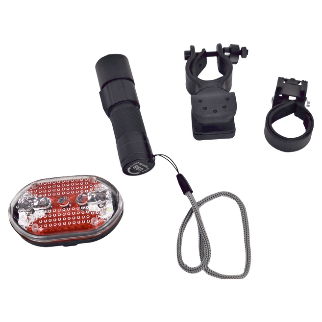 TWHAMMER 焊馬 充電式LED車燈組 CY-LR1690, 1組, 黑色
