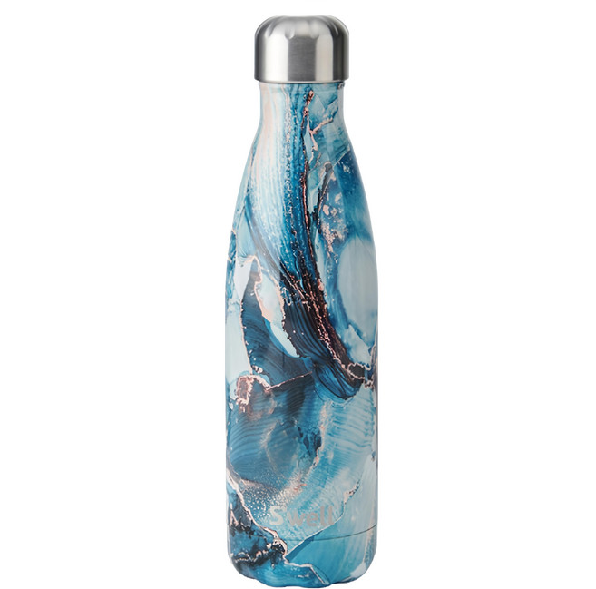 S'well Original 流線不鏽鋼保溫瓶, 鎏金海洋, 500ml, 1個