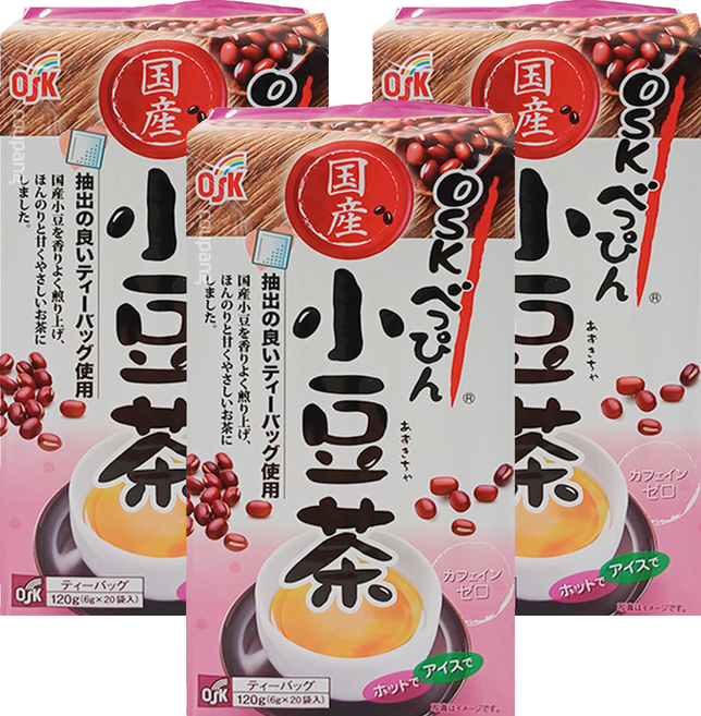 OSK 小谷穀粉 紅豆茶, 6g, 20包, 3袋