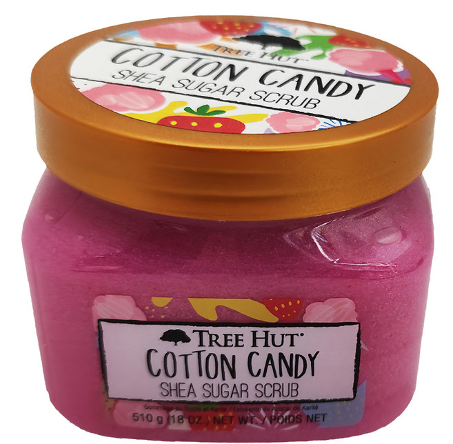TREE HUT 乳油木蜜糖身體磨砂膏 Cotton Candy 18oz(510g), 510g, 1件