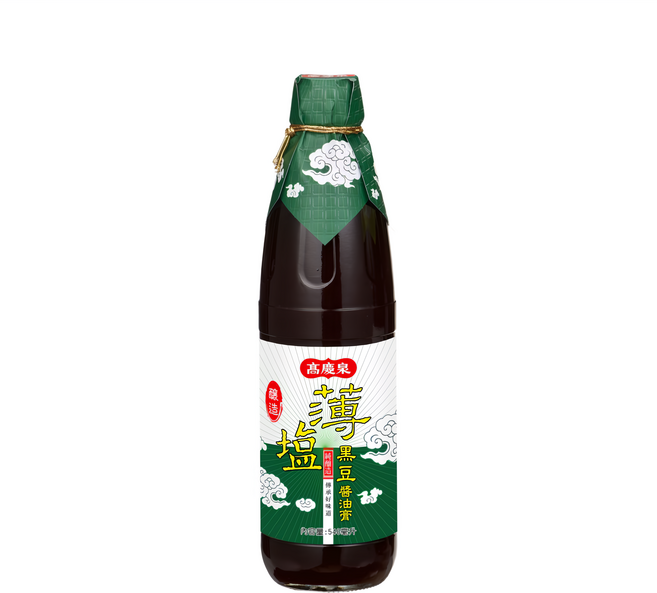 高慶泉 薄鹽黑豆醬油膏, 540ml, 1瓶