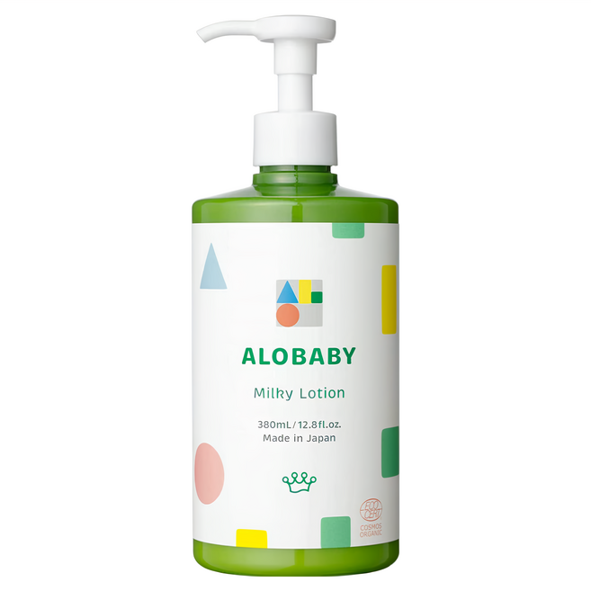 ALOBABY 寶寶牛奶潤膚乳液, 1瓶, 380ml