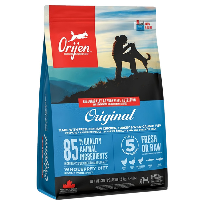 Orijen 歐睿健 Dog 鮮雞成犬 無穀配方, 鮮雞, 2kg, 1袋
