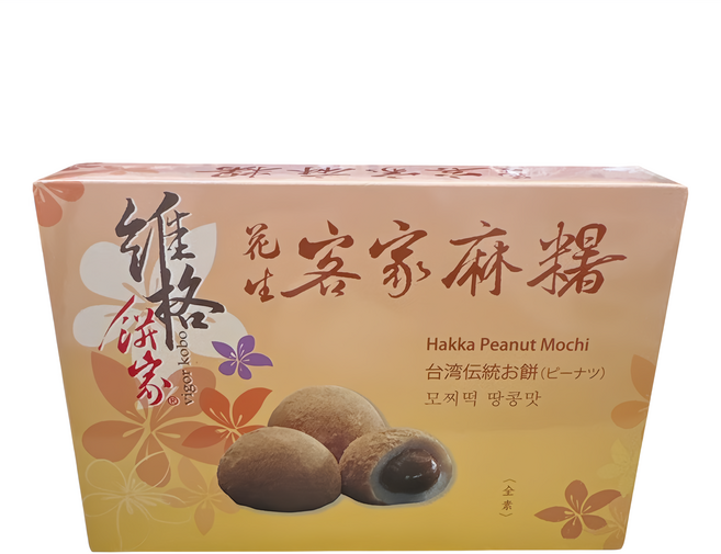vigor kobo 維格餅家 客家麻糬 花生口味 6顆, 180g, 1盒