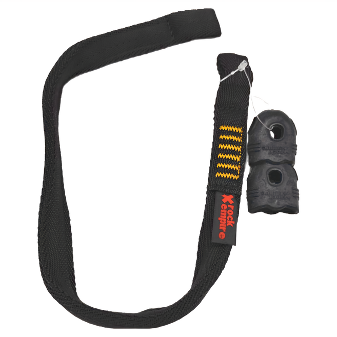 rock empire Lanyard I PA 挽索兩端繩眼 25kn, 挽索兩端繩眼 黑色