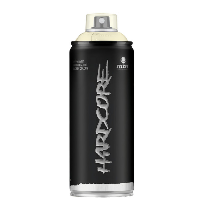 MTN HARDCORE 塗鴉噴漆 MTN-H01013 RV-1013 骨白色, 400ml, 1罐