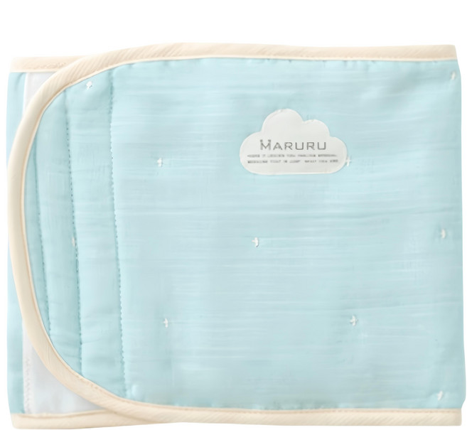 MARURU 日本六層紗寶寶肚圍 經典款 M(79 x 26cm) 2~7歲適用