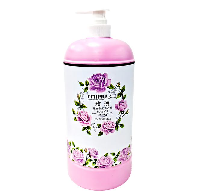 MIAU 精油香氛沐浴乳 玫瑰, 2L, 1件