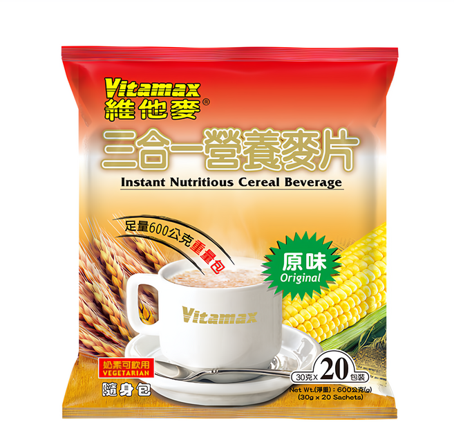 Vitamax 維他麥 三合一麥片 原味, 600g, 1袋