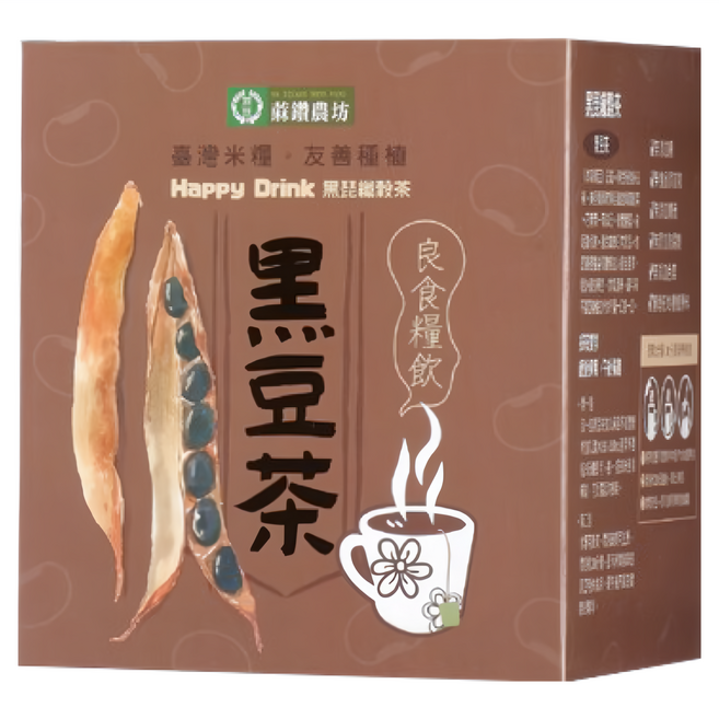 蔴鑽農坊 黑琵黑豆茶, 13g, 10包, 1盒