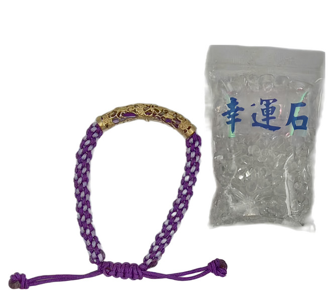 時尚金色開運手鍊 編織繩 台灣製造