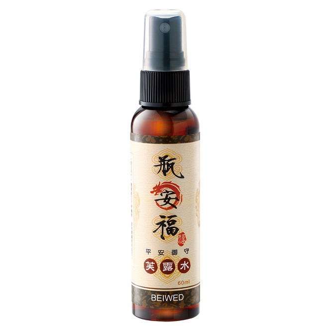 BEIWED 貝薇美學 瓶安福 平安御守芙露水, 檀木香調, 60ml, 1瓶