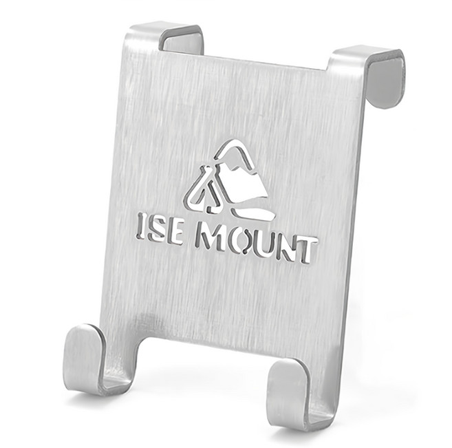 ISE MOUNT 小島嶼山 戶外不鏽鋼 創意桌面支架/掛鉤, 白色, 1, 1個