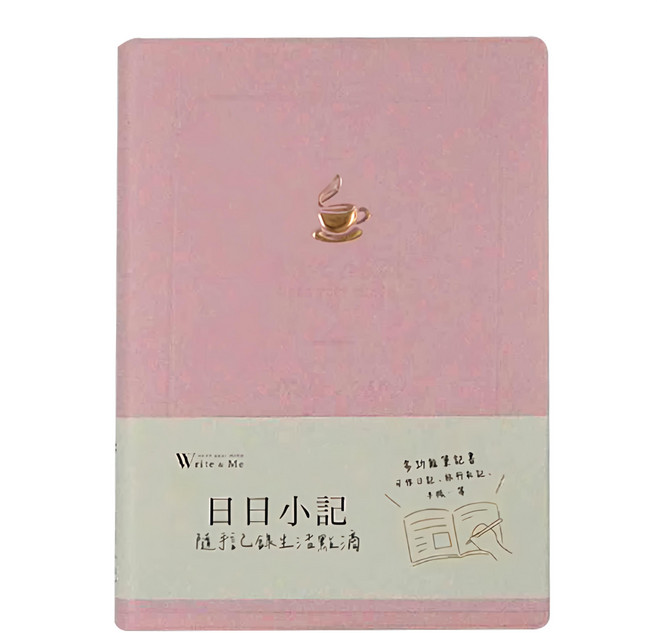 JOY STAR 九達 Write&Me 日日小記 典雅款 JD-3254A 190 x 135 x 8mm, 櫻花粉, 2本
