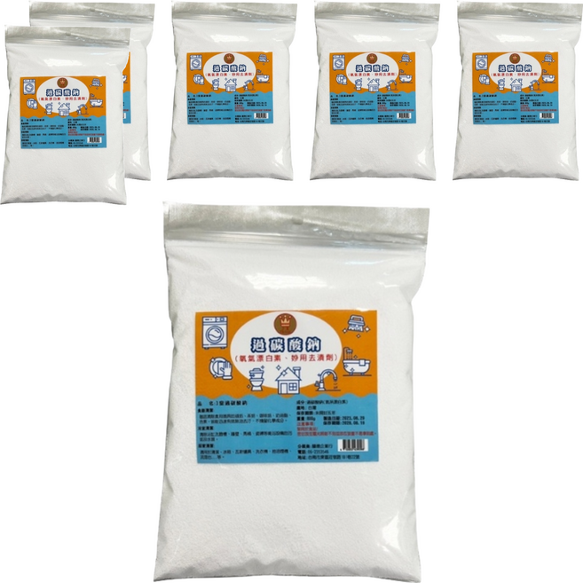 3皇 過碳酸鈉, 800g, 6包