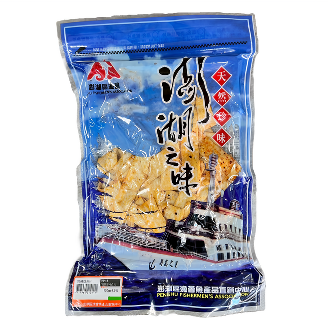 澎湖區漁會 澎湖之味 麻辣岩燒魷魚風味片, 1包, 120g