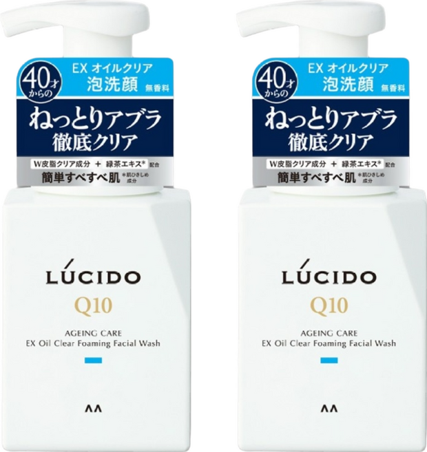 LUCIDO 倫士度 台灣公司貨 男士全效泡洗顏, 150ml, 2瓶