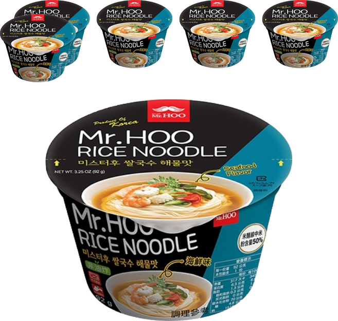 Mr.HOO 米麵線 海鮮味 92g, 6入