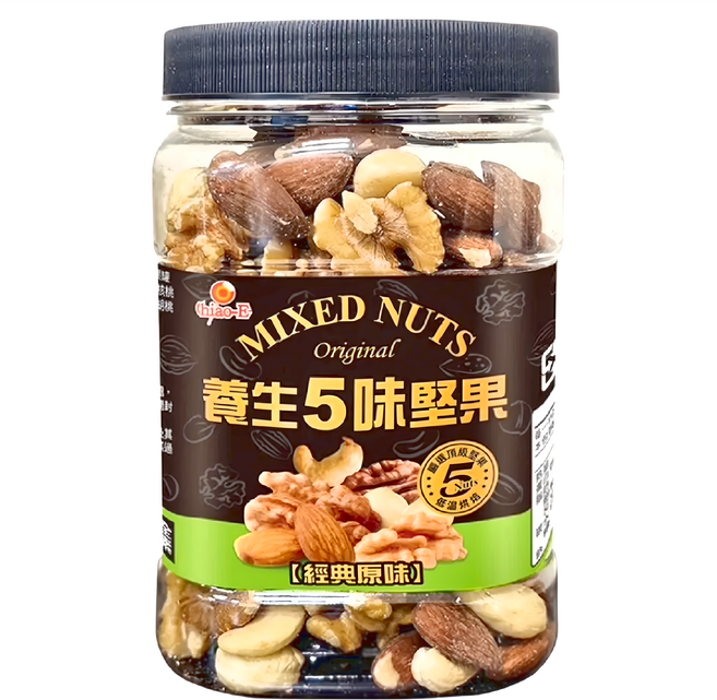 Chiao-E 巧益 養生5味堅果罐 全素, 300g, 1罐
