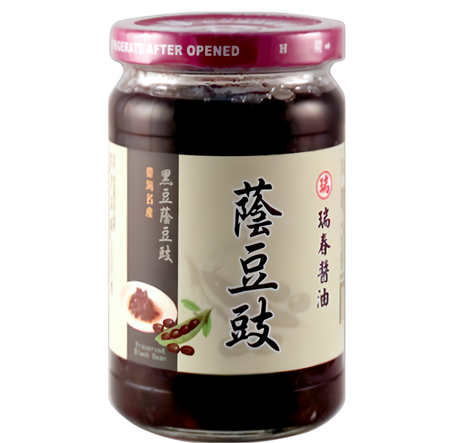瑞春醬油 蔭豆豉, 350g, 1罐