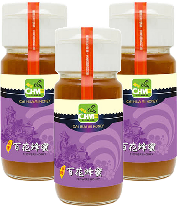 彩花蜜 台灣百花蜂蜜, 700g, 3瓶