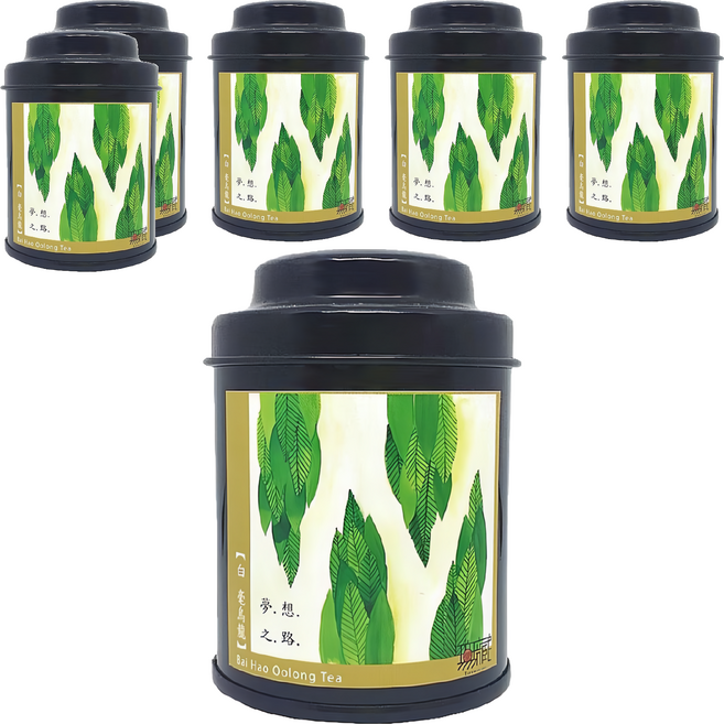 無藏茗茶 阿里山故事茶 白毫烏龍 小茶罐, 18g, 1入, 6罐