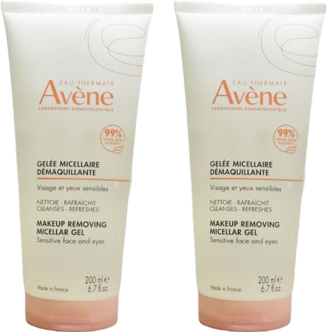 Avene 雅漾 活泉舒緩卸妝凝膠 2條, 200ml, 1條