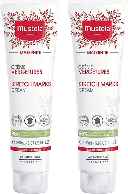 mustela 慕之恬廊 慕之孕孕膚霜 香氛款, 150ml, 2條