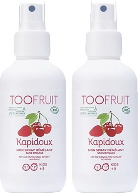 TOOFRUIT 果漾兒童輕柔護髮噴霧, 125ml, 2瓶