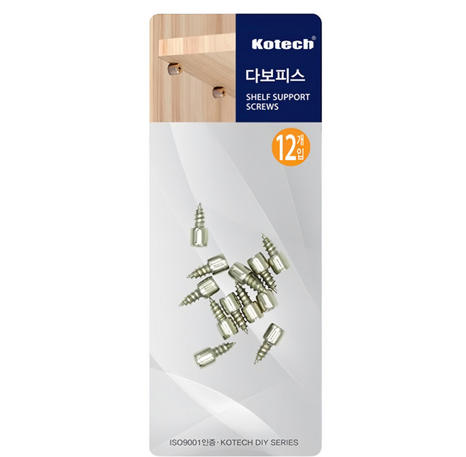 Kotech 層板托螺絲 12入, 1組