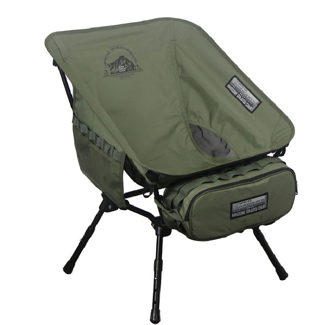 CAMPING ACE 野樂 黑森戰術太空椅 ARC-5TG, 軍墨綠, 1入