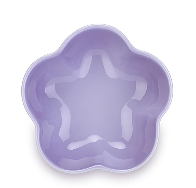 LE CREUSET 花型盤, 粉彩紫, 1個