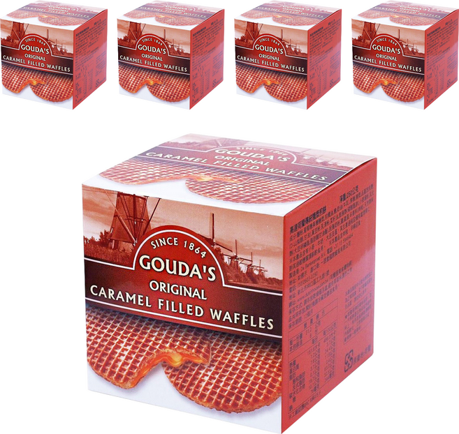 GOUDA'S 荷蘭傳統糖漿煎餅 8入, 250g, 5盒