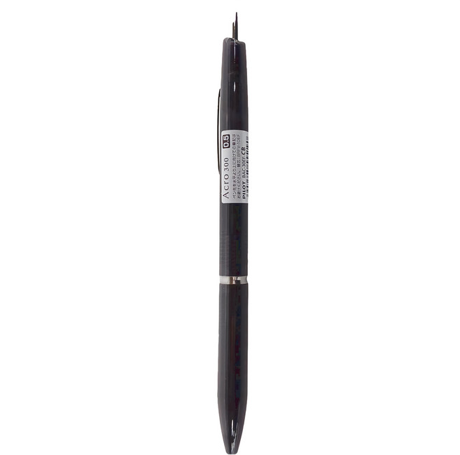 PILOT 百樂 Acroball 輕油筆300型 0.5mm BAC30EFCB, 透明黑, 10支