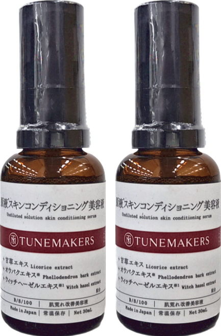 TUNEMAKERS 渡美 油水平衡甘草美容液, 30ml, 2瓶