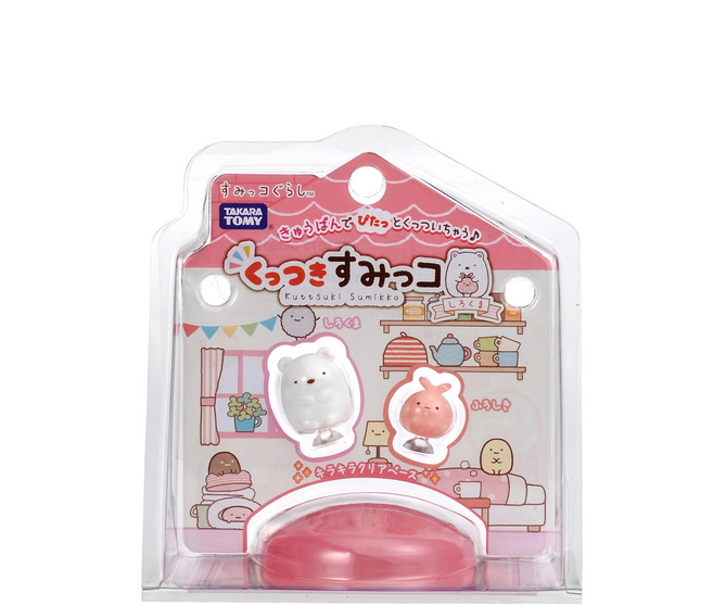 TAKARA TOMY 角落生物SG 吸盤小擺飾, 1個, 粉紅色