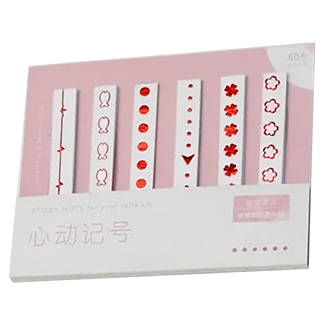 CARD LOVER 信的戀人 slim 和紙便利貼 心動記號, 60張, 3組